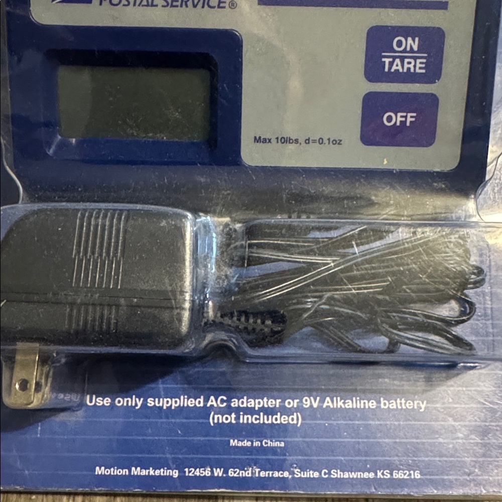 NEW IN PACKAGE- Blue USPS Postal Scale with Accessories - Picture 4 of 8